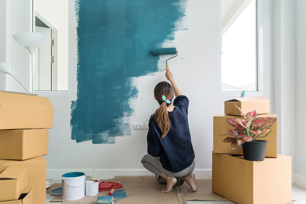 Adapter la peinture à chaque pièce ou zone extérieure